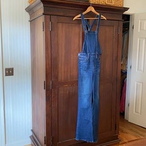 American Eagle Sz 2 L Flare Overalls